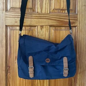 Blue messenger bag